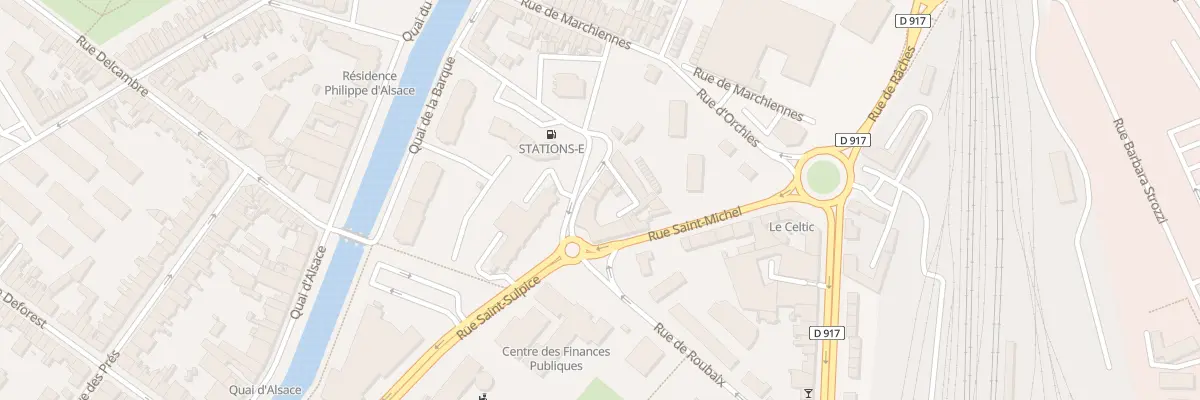 Plan du 34 Rue du Temple à Douai