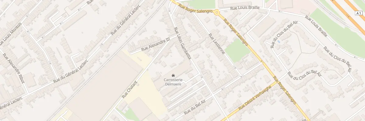 Plan du 30 Rue Léon Gambetta à Ronchin