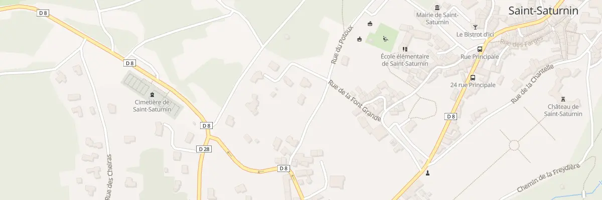 Plan du 6 Rue du Potoux à Saint-Saturnin