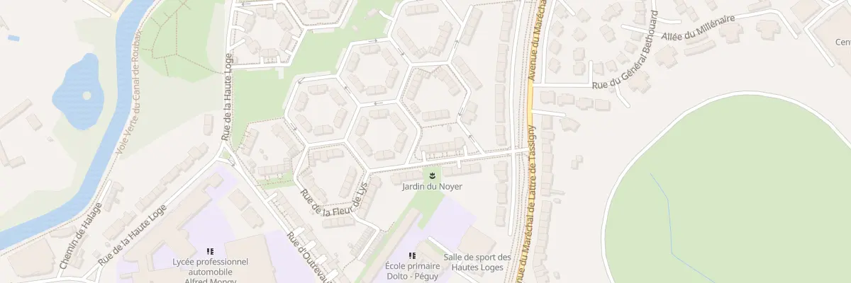 Plan du 12 Rue des Bannières à Marcq-en-Barœul