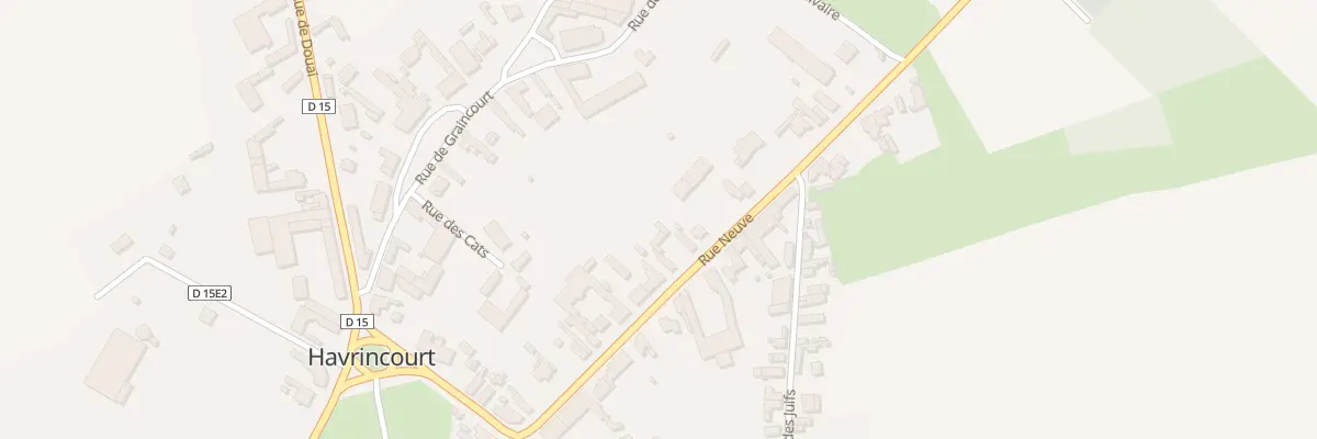 Plan du 21 Rue Neuve à Havrincourt