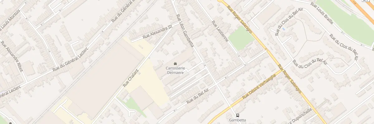 Plan du 40 Rue Léon Gambetta à Ronchin
