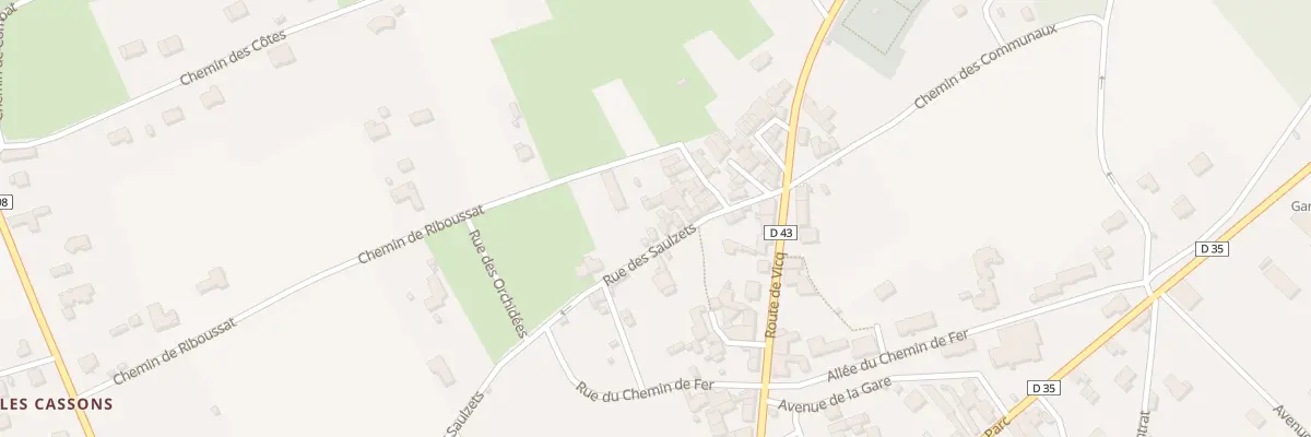 Plan du 40 Rue des Saulzets à Ébreuil