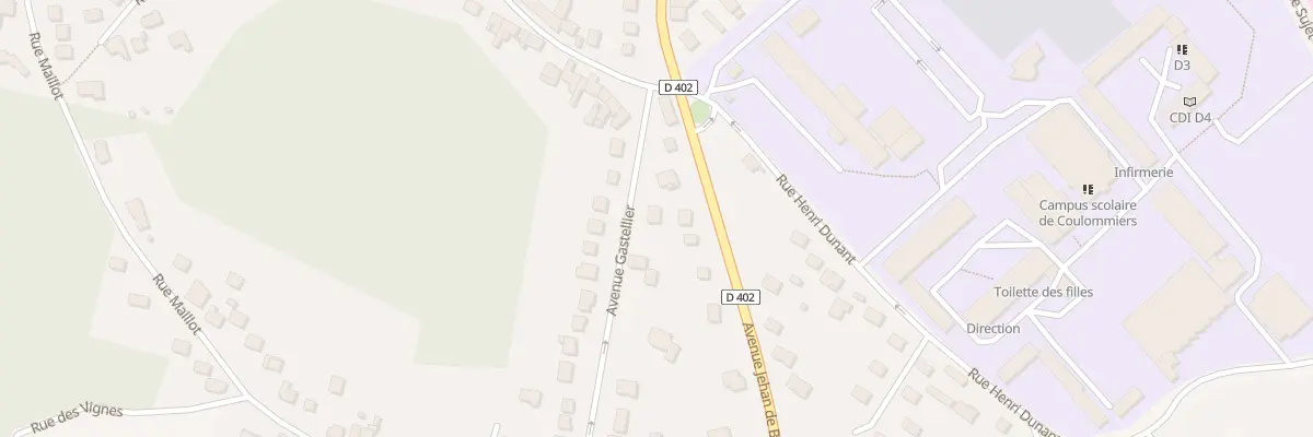 Plan du 110 Av Gastellier à Coulommiers