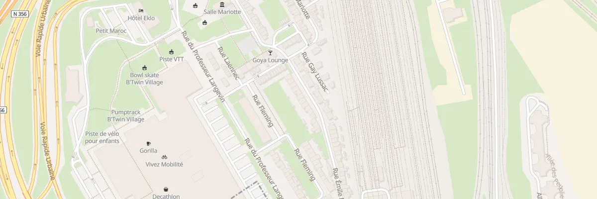 Plan du 12 Rue Emile Borel à Lille