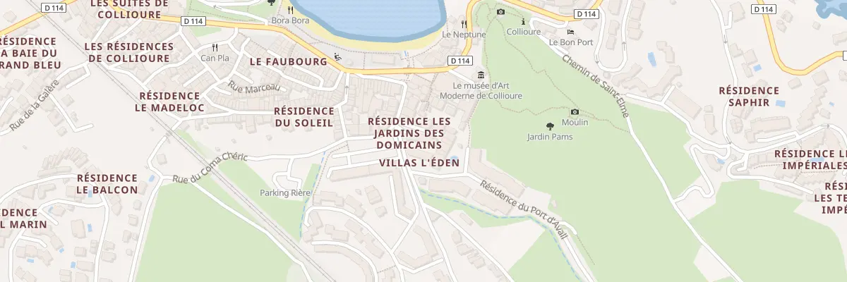 Plan du 9001 Res Le Jardin des Dominicains à Collioure