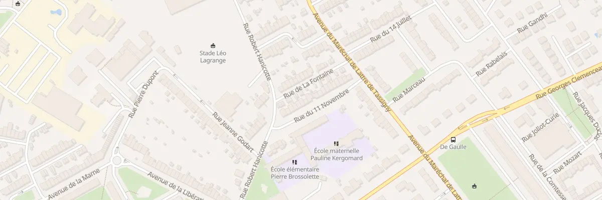 Plan du 26 Rue du Onze Novembre à Ronchin