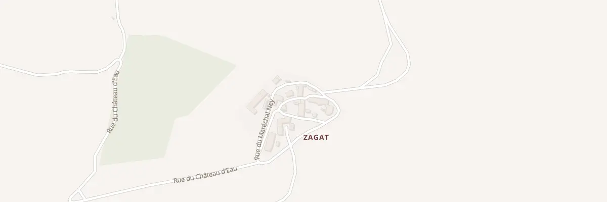 Plan du 5077 Zagat à Ardes