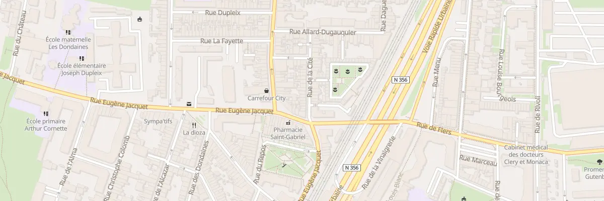Plan du 11 Rue de la Cité à Lille