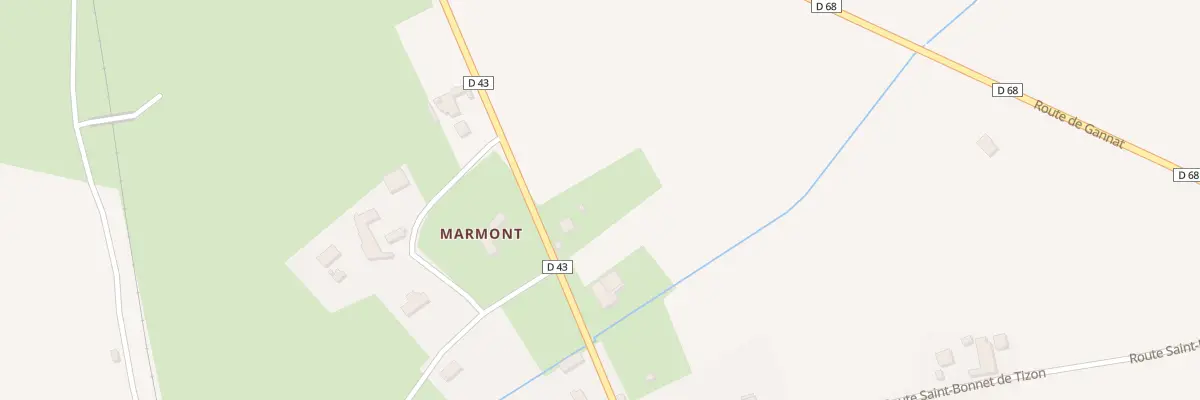 Plan du 34 Rte d’Ebreuil à Bellenaves