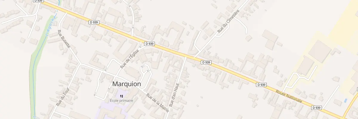 Plan du 58 Rte Nationale à Marquion
