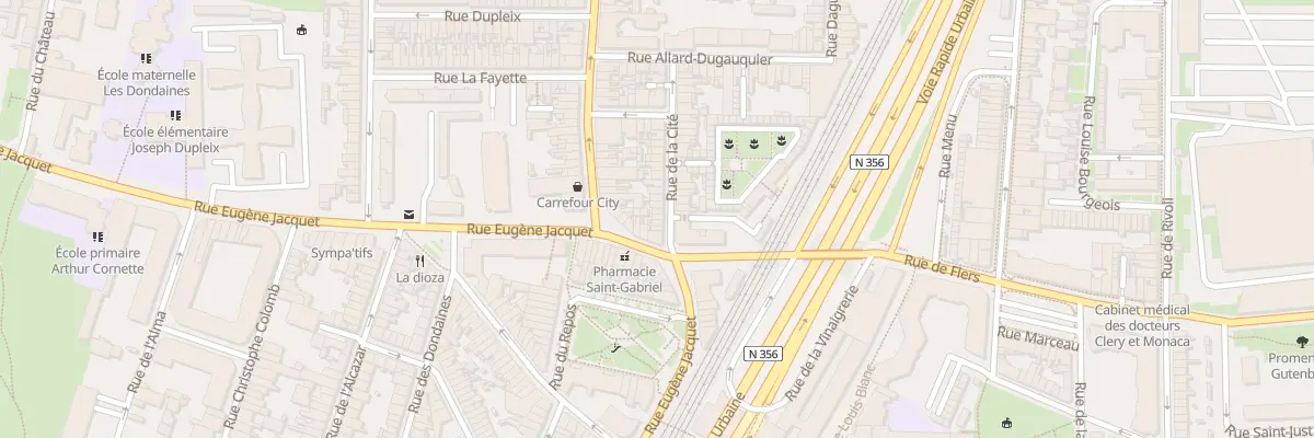Plan du 7 Rue de la Cité à Lille