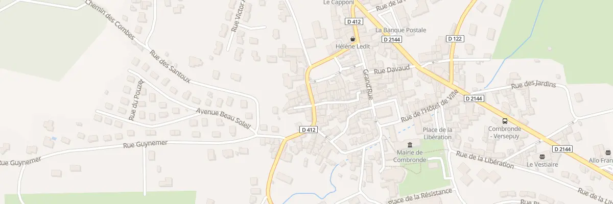 Plan du 32 Rue du Gen Desaix à Combronde