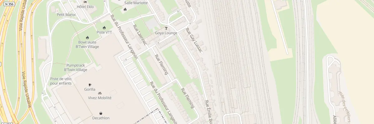Plan du 16 Rue Emile Borel à Lille