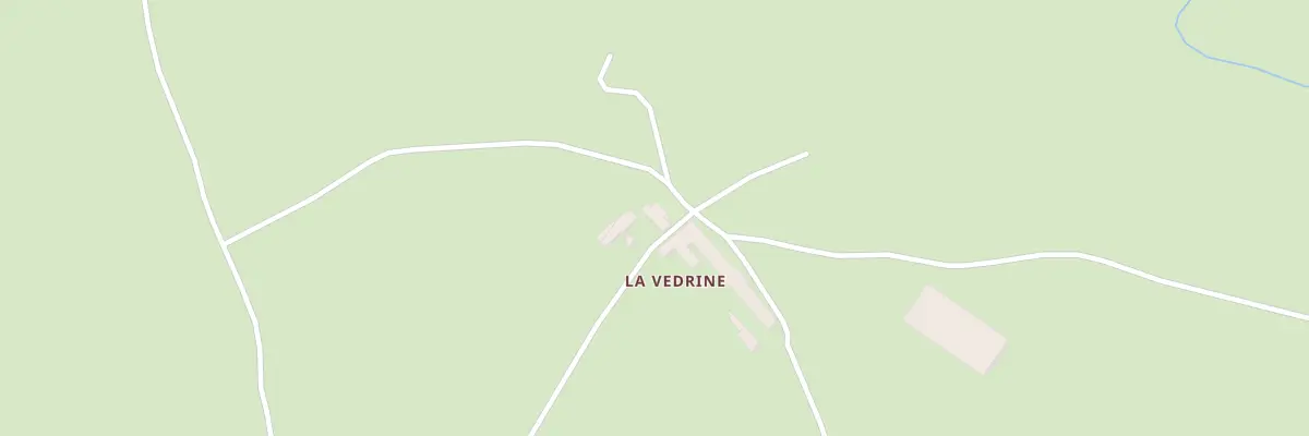 Plan du 3 La Vedrine à Coren