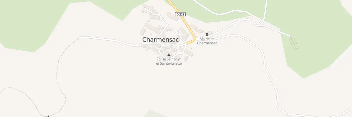 Plan du 5068 Le Bourg à Charmensac