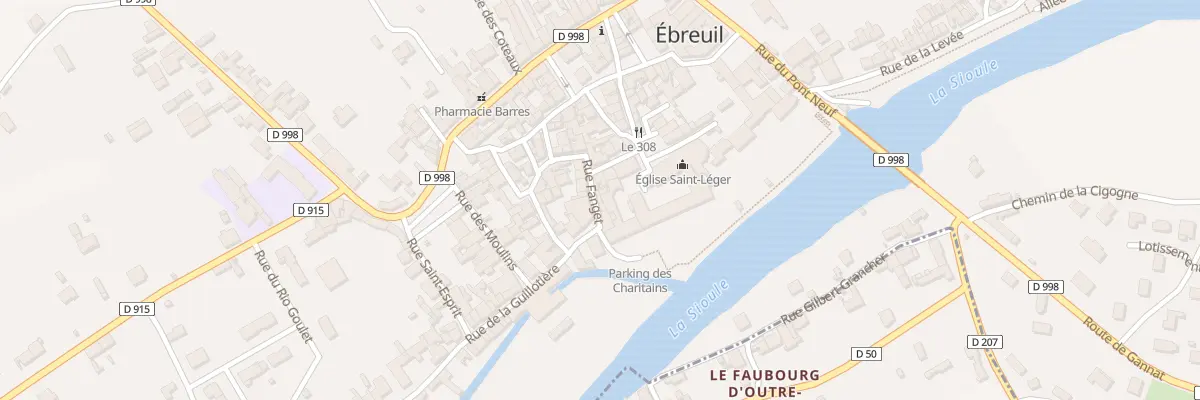 Plan du 5 Rue Fanget à Ébreuil