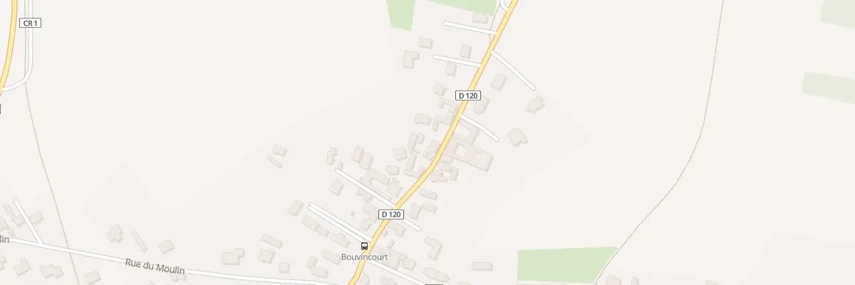 Plan du 555 Rue de Bouvincourt à Moncheaux
