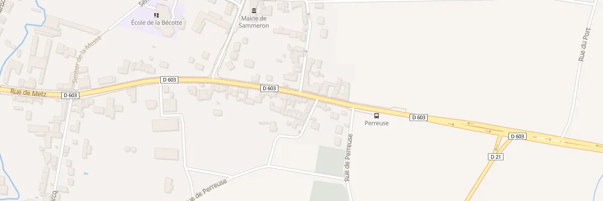 Plan du 9 Rue de Metz à Sammeron