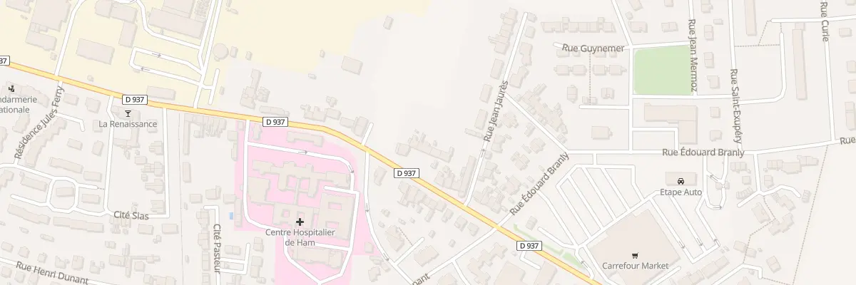 Plan du 5 Rte de Chauny à Ham