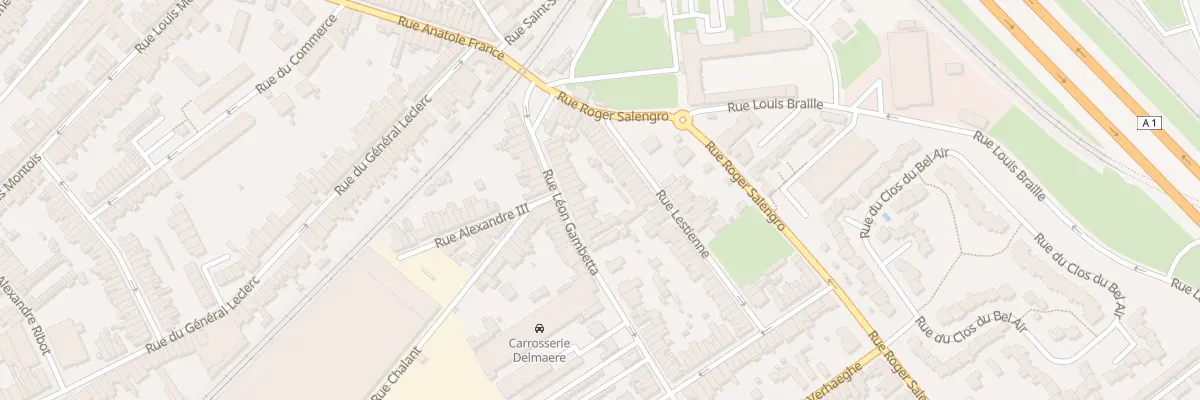Plan du 19 Rue Léon Gambetta à Ronchin