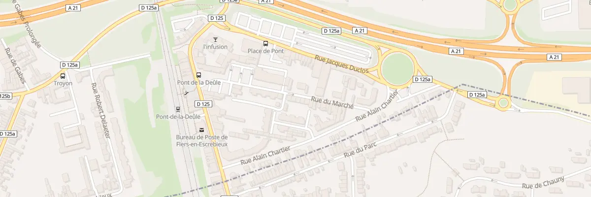 Plan du 38 Rue du Marche à Flers-en-Escrebieux