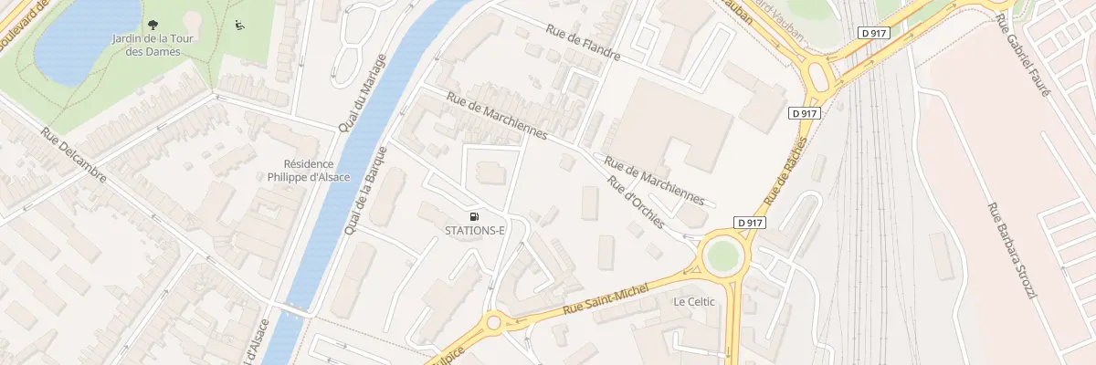 Plan du 76 Rue du Temple à Douai