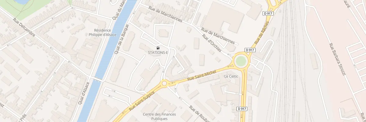 Plan du 70 Rue du Temple à Douai