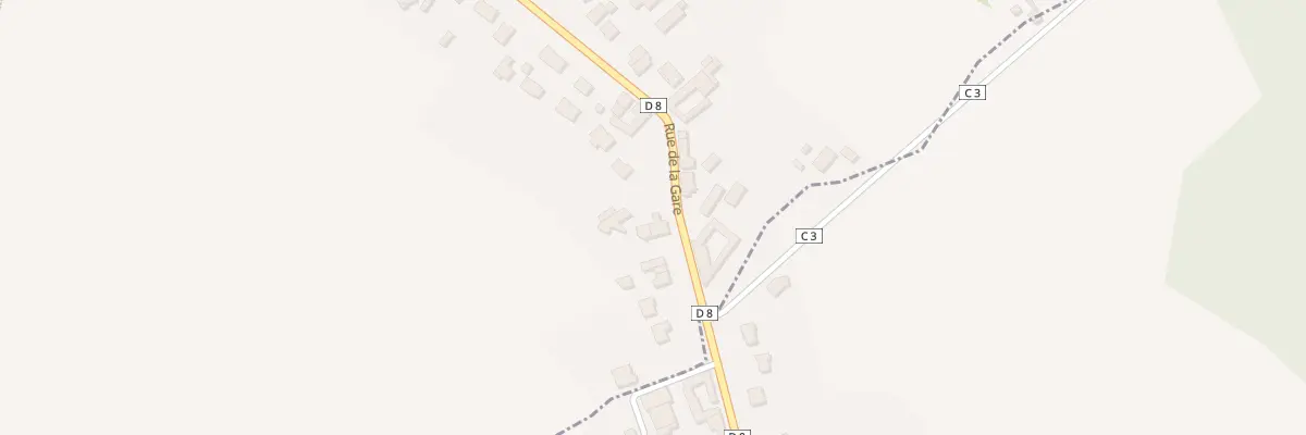 Plan du 808 Rue de la Gare à Moncheaux