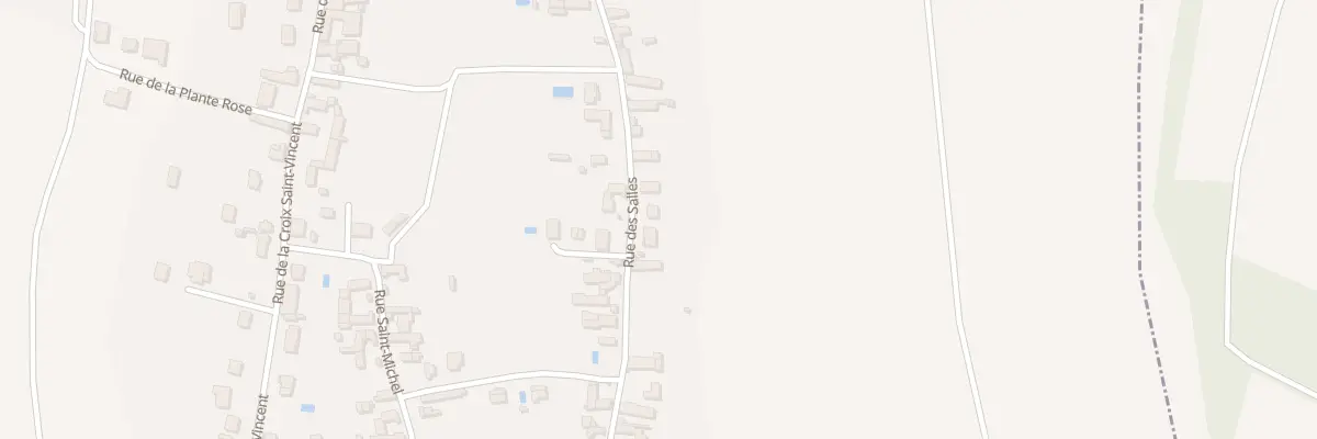 Plan du 209 Rue des Salles à Villeblevin