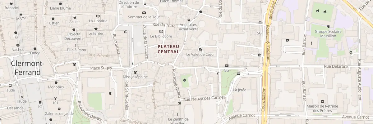 Plan du 3 Rue Gregoire de Tours à Clermont-Ferrand