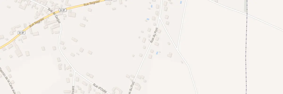 Plan du 900 Rue du Port à Villeblevin