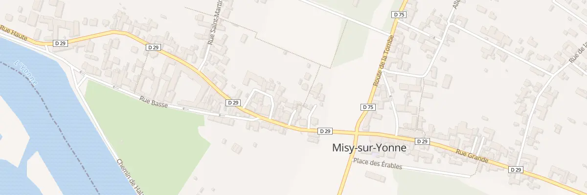 Plan du 3 Pas des Marronniers à Misy-sur-Yonne