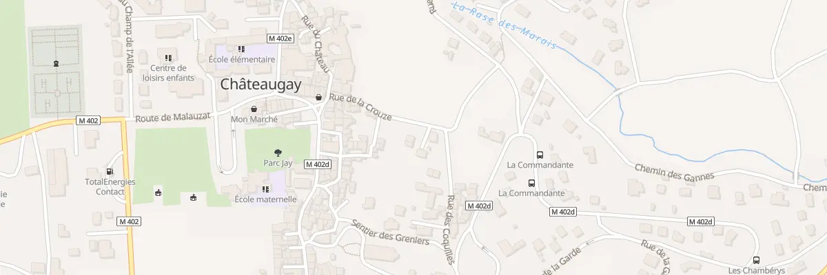 Plan du 14 Rue de la Crouze à Châteaugay