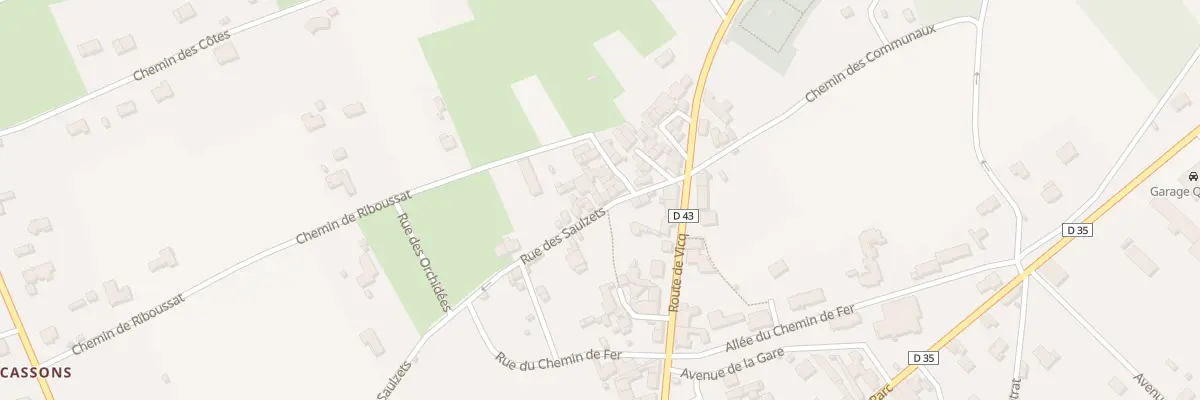 Plan du 30 Rue des Saulzets à Ébreuil