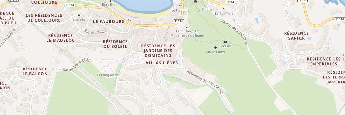 Plan du 9001 Cae d’En Baus à Collioure
