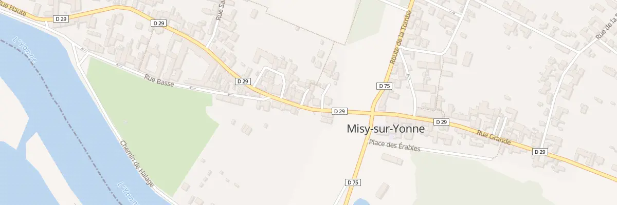 Plan du 4 Rue Haute à Misy-sur-Yonne