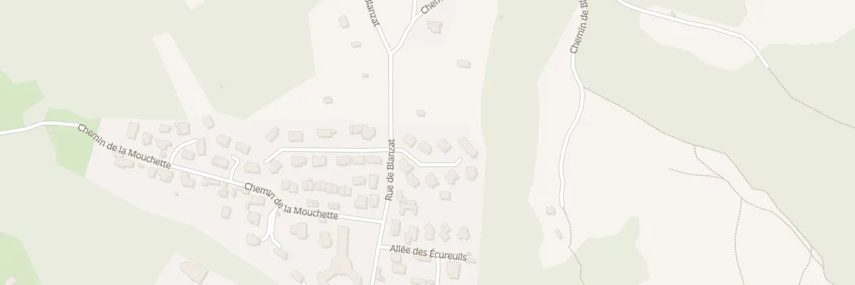 Plan du 250J Rue de Blanzat à Clermont-Ferrand