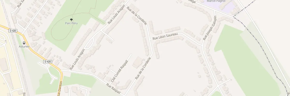 Plan du 19 Rue de la Corderie à Auby