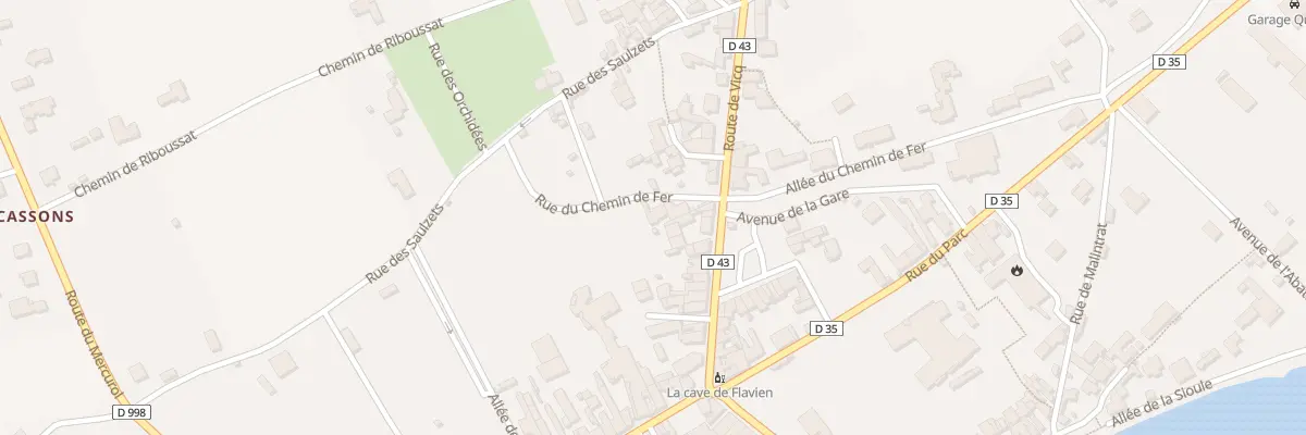 Plan du 39 Imp du Chemin de Fer à Ébreuil