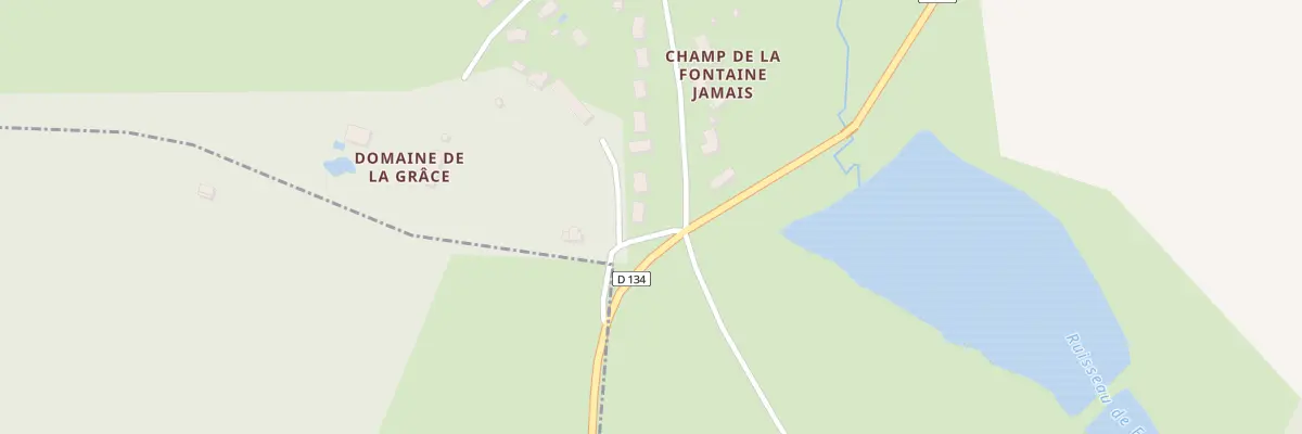 Plan du 9006 Domaine de la Grace à Gimouille