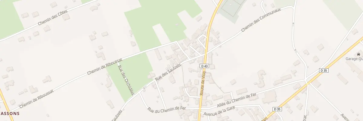Plan du 28 Rue des Saulzets à Ébreuil