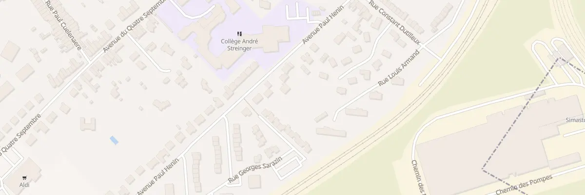 Plan du 189 Av Paul Hénin à Douai
