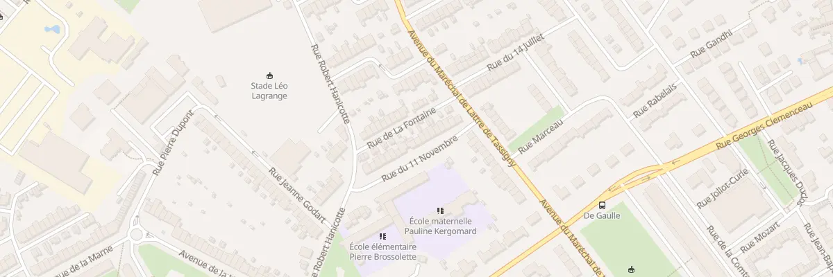 Plan du 18 Rue du Onze Novembre à Ronchin