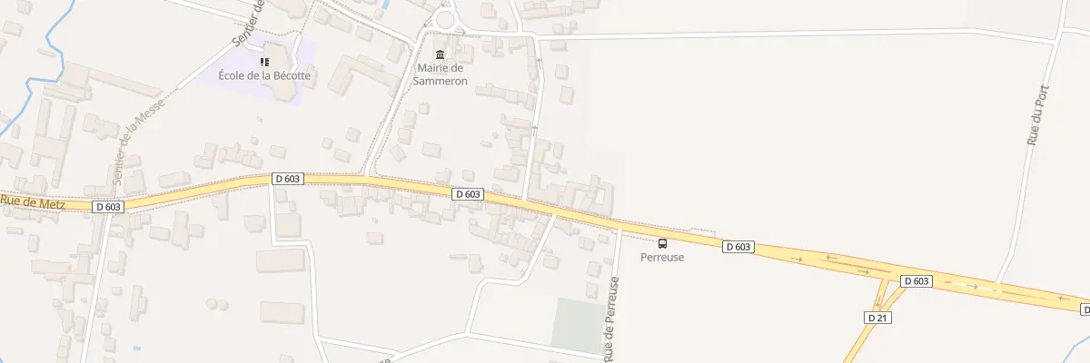 Plan du 10 Rue de Metz à Sammeron