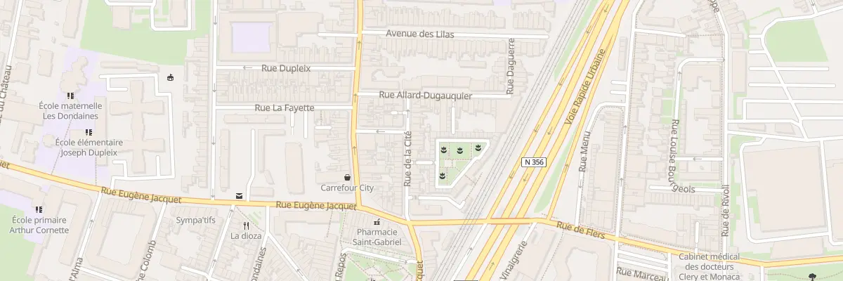 Plan du 26 Rue de la Cité à Lille
