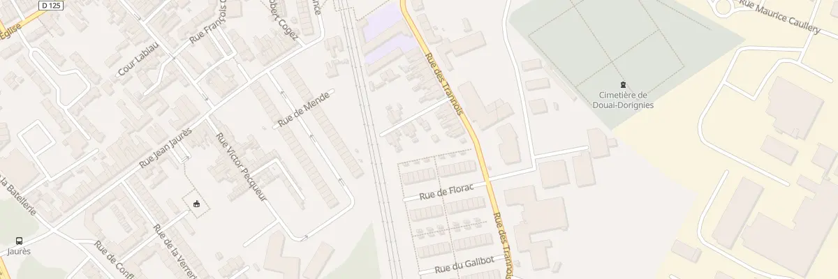 Plan du 55 Rue de Fournels à Douai