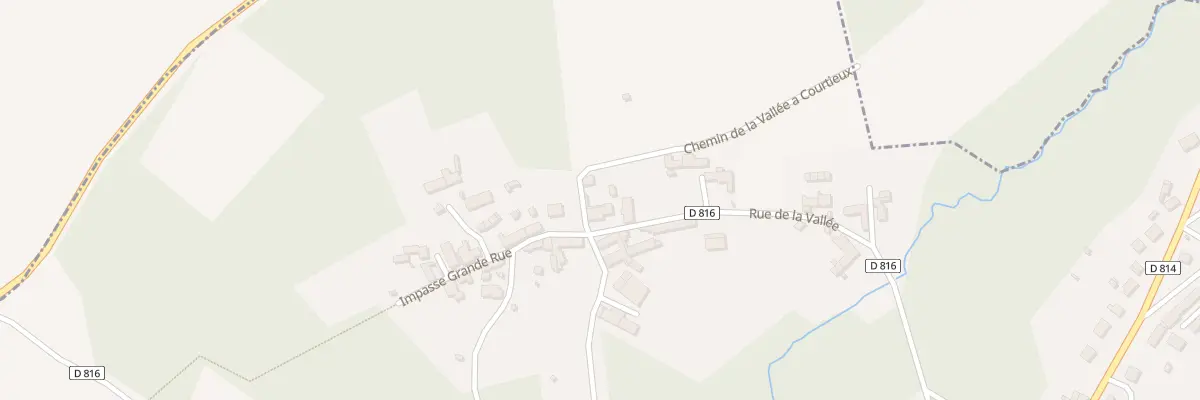 Plan du 28 Rue de la Vallée à Montigny-Lengrain