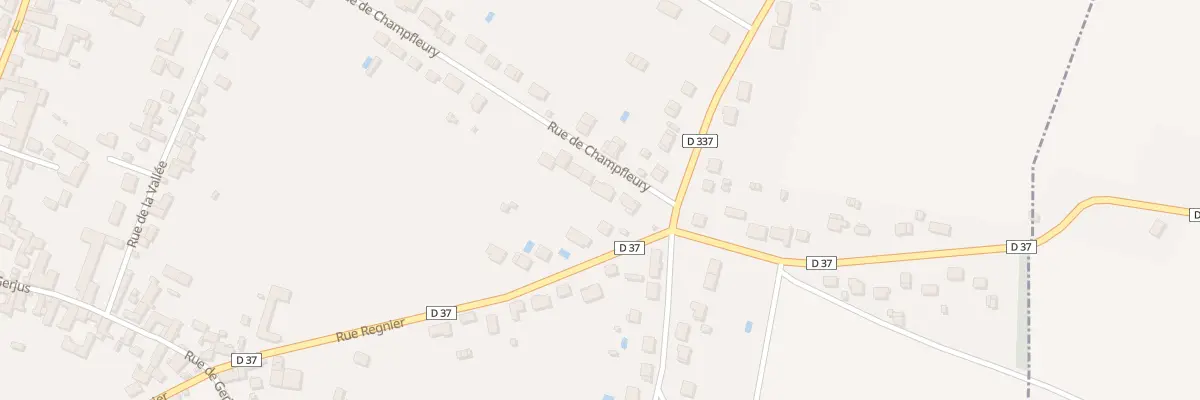 Plan du 492 Rue de Champfleury à Villeblevin