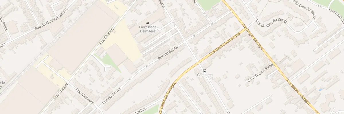 Plan du 59 Rue du Bel Air à Ronchin
